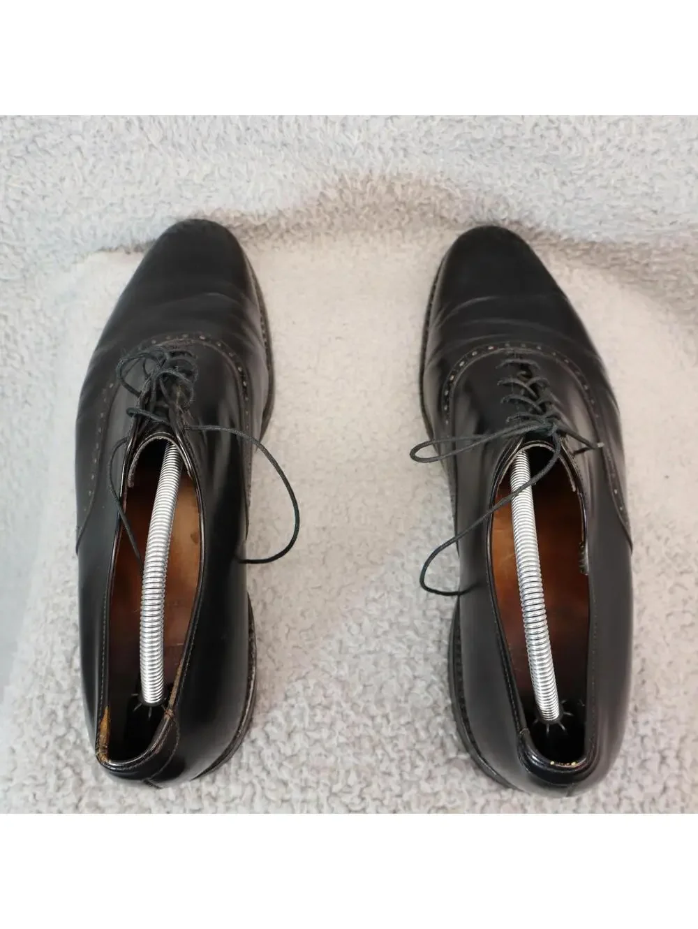 Allen Edmonds Danbury Black Leather Oxfords Brogue Men 11 B